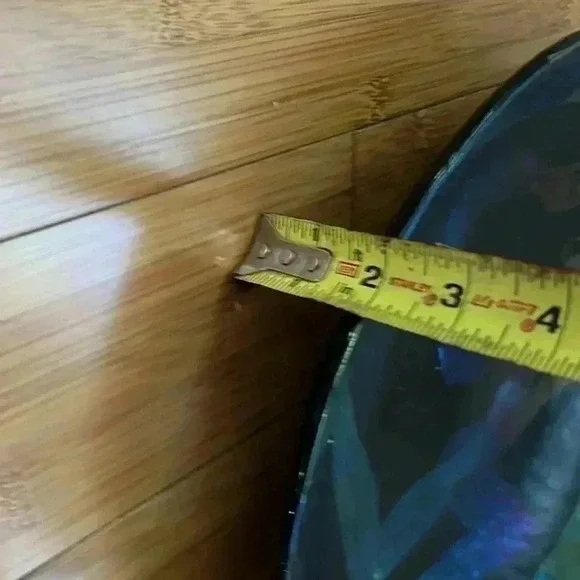 hand made pottery black iridescent” Hercules bowl “dish - Picture 11 of 11